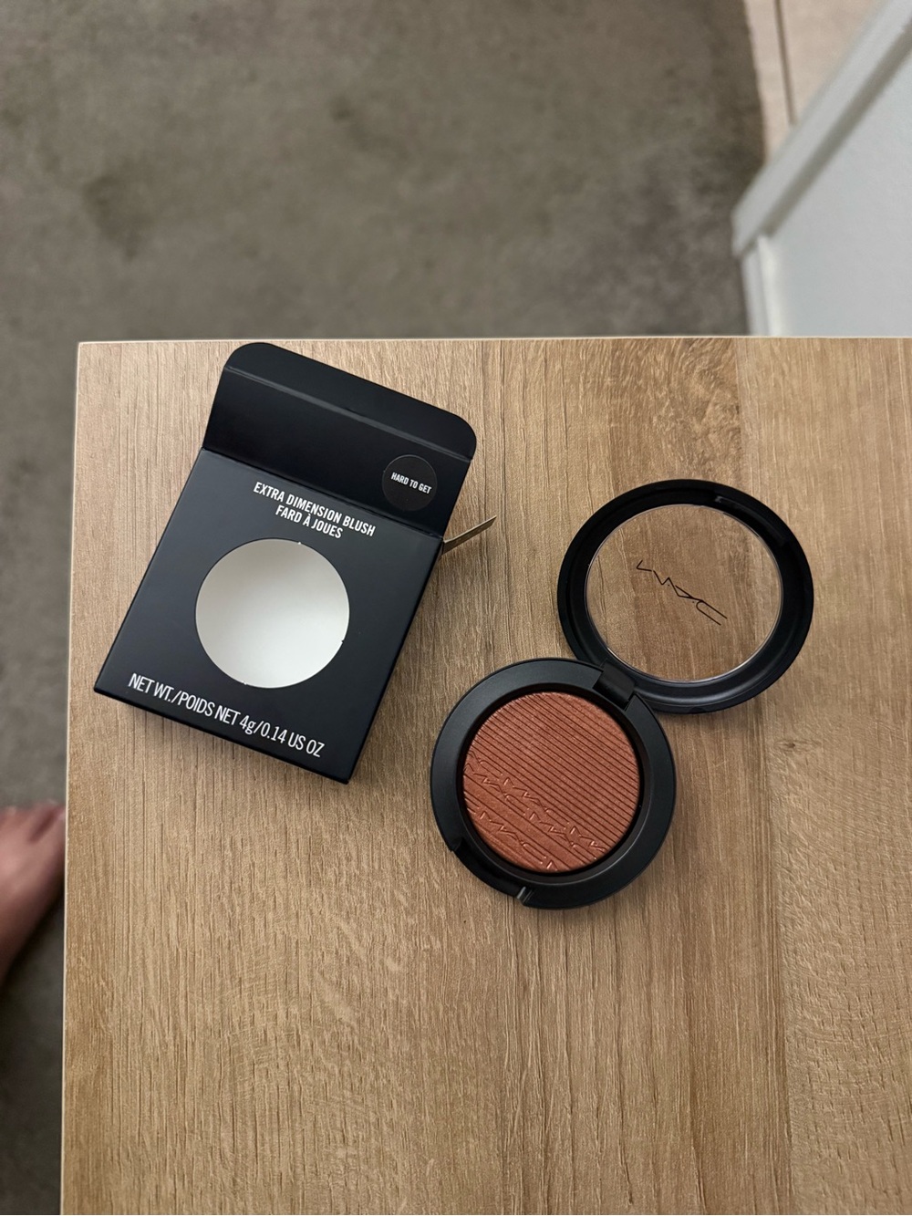 mac blush hard to get